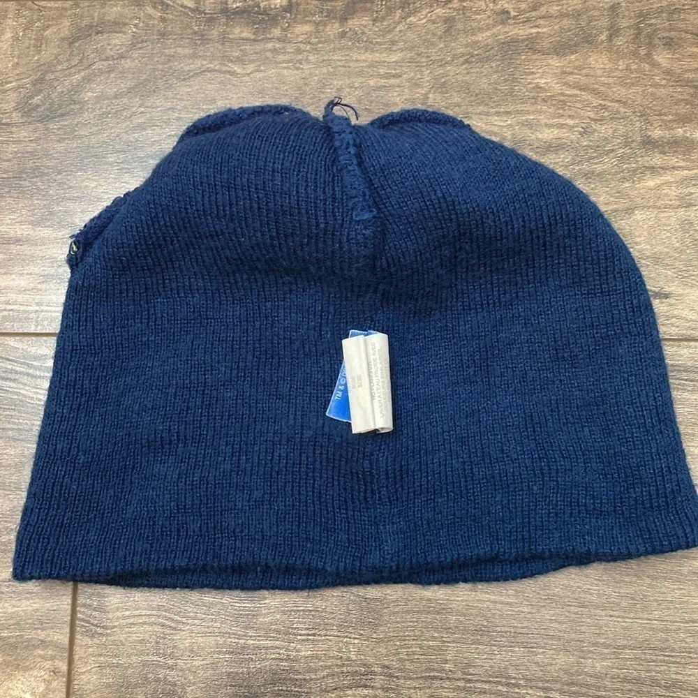 Superman Striped Beanie with pom pom